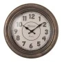 WOODEN WALL CLOCN IN BROWN BEIGE COLOR D40X4,5CM