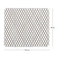 NATURAL BROWN WILLOW TRELLIS 90X180CM