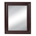 BROWN PLASTIC RECTANGLE MIRROR ( WOOD EFFECT) 80X120CM