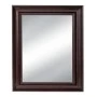BROWN PLASTIC RECTANGLE MIRROR ( WOOD EFFECT) 80X120CM
