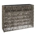 RATTAN RECTANGULAR PLANTER 84X23X65CM