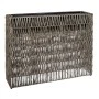 RATTAN RECTANGULAR PLANTER 84X23X65CM