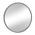 BROWN CIRCLE METAL MIRROR D50CM