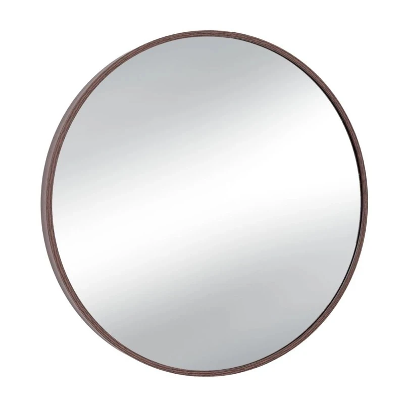 BROWN CIRCLE METAL MIRROR D50CM