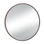 BROWN CIRCLE METAL MIRROR D50CM