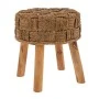 WOODEN STOOL WITH BROWN LEGS 27X27X29,5CM