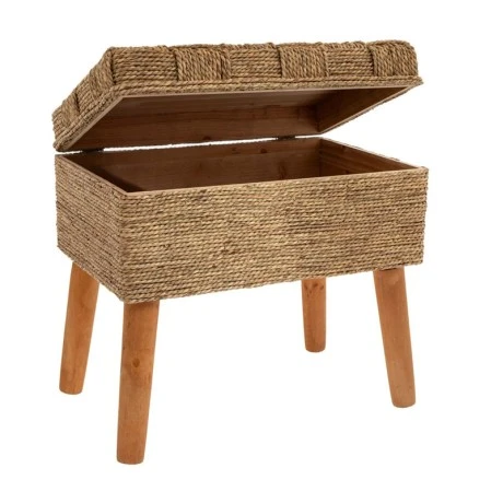 WOODEN STORAGE STOOL 50X33X47CM