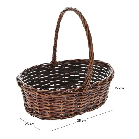 ΚΑΛΑΘΙ ΚΑΦΕ ΜΕ ΧΕΡΙ 35X25X12EK  (ΜΕ ΧΕΡΟΥΛΙ 33ΕΚ)