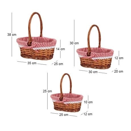 ΚΑΛΑΘΙ ΣΕΤ 3 ΜΕ ΥΦΑΣΜΑ 35Χ25Χ14 38-30Χ20Χ12 30-25Χ12Χ10 25ΕΚ