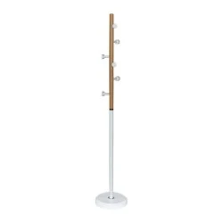 NORDIC Hanger - Coat Stand Steel White/Natural NORDIC Hanger - Coat Stand Steel White/Natural