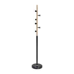 NORDIC Hanger - Coat Stand Steel Black/Natural NORDIC Hanger - Coat Stand Steel Black/Natural