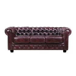 CHESTERFIELD-689 3-S Antique Red CHESTERFIELD-689 3-S Antique Red