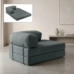 Comfort Megapap fabric two seat sofa bed in mint green color 140x95x75cm. Comfort Megapap fabric two seat sofa bed in mint green color 140x95x75cm.