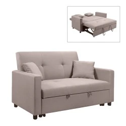IMOLA Sofa 2-Seater - Bed / Fabric Cappuccino IMOLA Sofa 2-Seater - Bed / Fabric Cappuccino