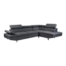 SECTOR Right Facing Corner Sofa Fabric Anthracite SECTOR Right Facing Corner Sofa Fabric Anthracite