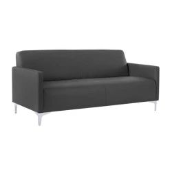 STYLE 2-Seater K/D Sofa Black Pu