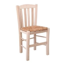 CASA Chair Unpainted with Rush Seat CASA Chair Unpainted with Rush Seat
