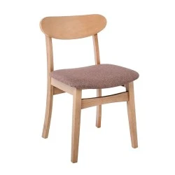 DOM Chair Smoke Beech (Fabric Brown) DOM Chair Smoke Beech (Fabric Brown)
