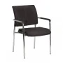 ELDER Armchair Chrome/Black Pu