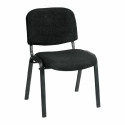 SIGMA Stacking Chair Black Frame/Black Fabric SIGMA Stacking Chair Black Frame/Black Fabric