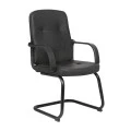 BF1300V Visitor Armchair Black Pu