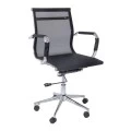 BF3201 Low Back Armchair Black Mesh