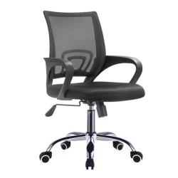 BF2101-F (with relax) Office Armchair Chrome/Black Mesh (1pc) BF2101-F (with relax) Office Armchair Chrome/Black Mesh (1pc)