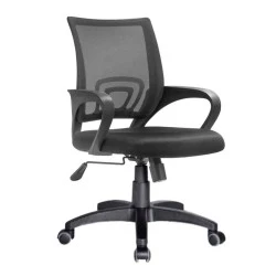 BF2101 (with relax) Office Armchair Black Mesh/Pu