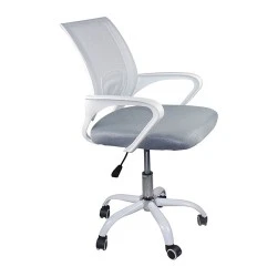 BF2101-SW (with relax) Office Chair White/Mesh Grey BF2101-SW (with relax) Office Chair White/Mesh Grey