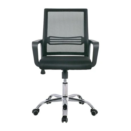 BF2110 Office Armchair Chromed Base/Mesh Black