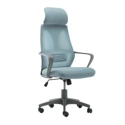 BF2950 Office Armchair Grey-Blue Mesh