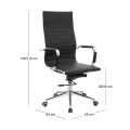 BF3300 Manager Armchair Black Pu