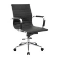 BF3301 Low Back Armchair Black Pu