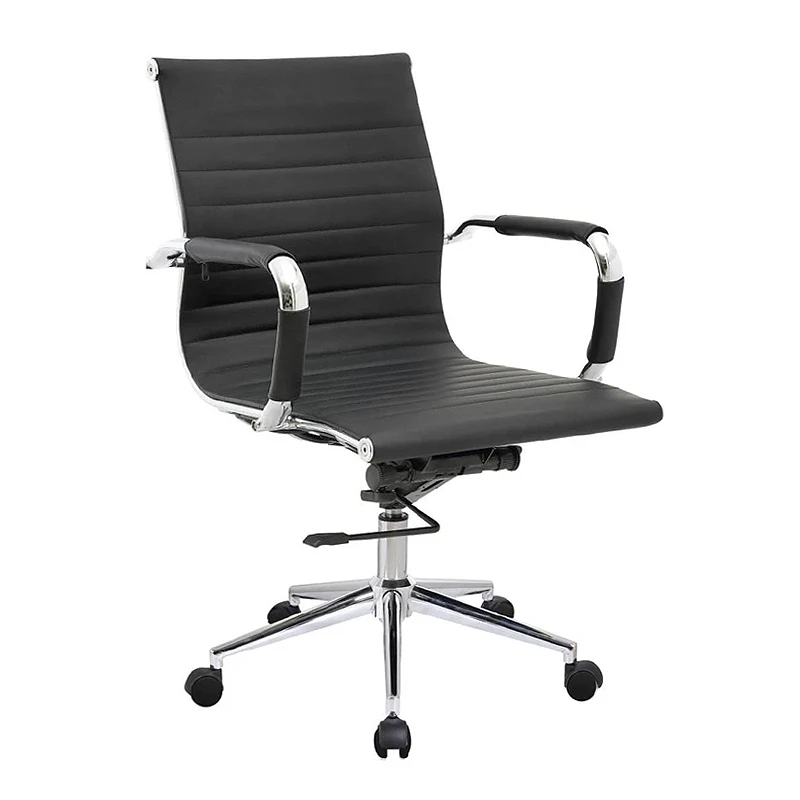 BF3301 Low Back Armchair Black Pu