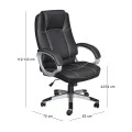 BF5450 Manager Armchair Black Pu