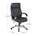 B5700 Manager Armchair Black Pu