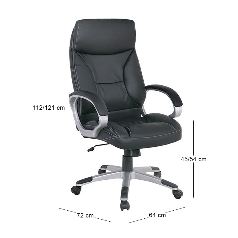 B5700 Manager Armchair Black Pu