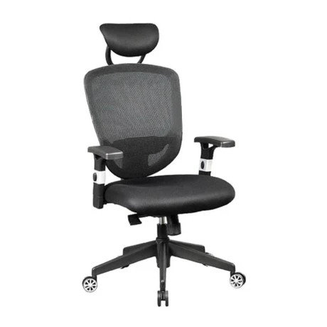 Καρέκλα γραφείου BF9100 ύφασμα mesh χρώμα μαύρο 65x62x114/122εκ.