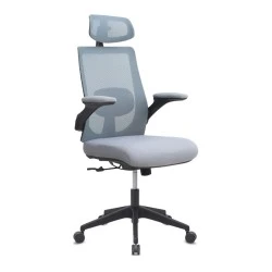 Belora Megapap office chair with Mesh fabric in grey color 63.5x62x117/127cm. Belora Megapap office chair with Mesh fabric in grey color 63.5x62x117/127cm.