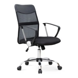 Franco Megapap office chair with Mesh fabric in black color 59x57x95/105cm. Franco Megapap office chair with Mesh fabric in black color 59x57x95/105cm.