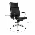 BF3600 Manager Armchair Black Pu