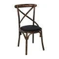 MARLIN Chair Black Gold/Black Pu