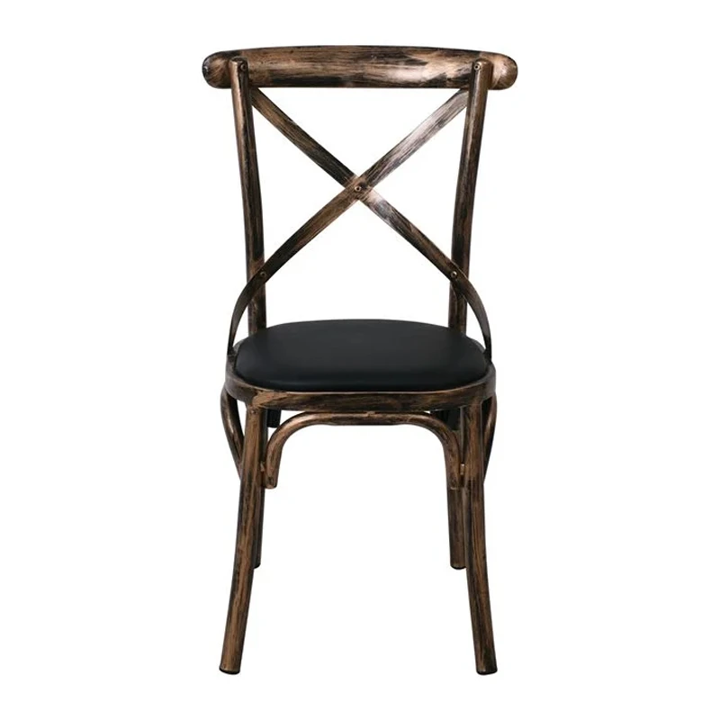 MARLIN Chair Black Gold/Black Pu