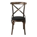 MARLIN Chair Black Gold/Black Pu