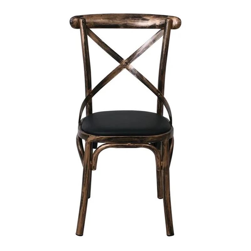 MARLIN Chair Black Gold/Black Pu