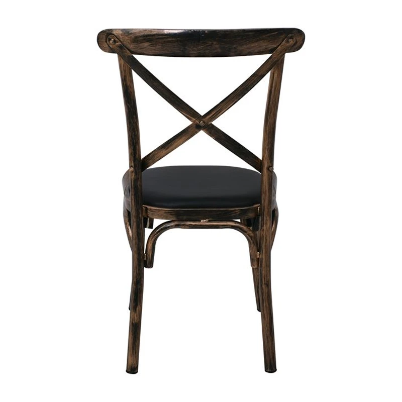 MARLIN Chair Black Gold/Black Pu