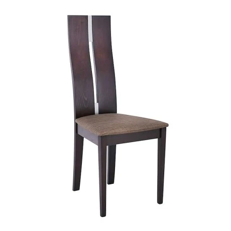 MILENO Chair Burn Beech/Fabric Beige
