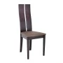 MILENO Chair Burn Beech/Fabric Beige