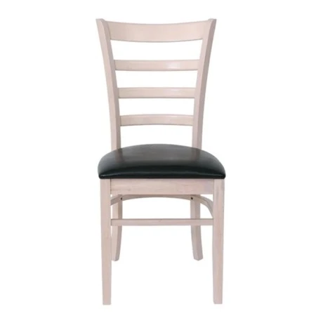NATURALE Chair White Wash/Pu Black