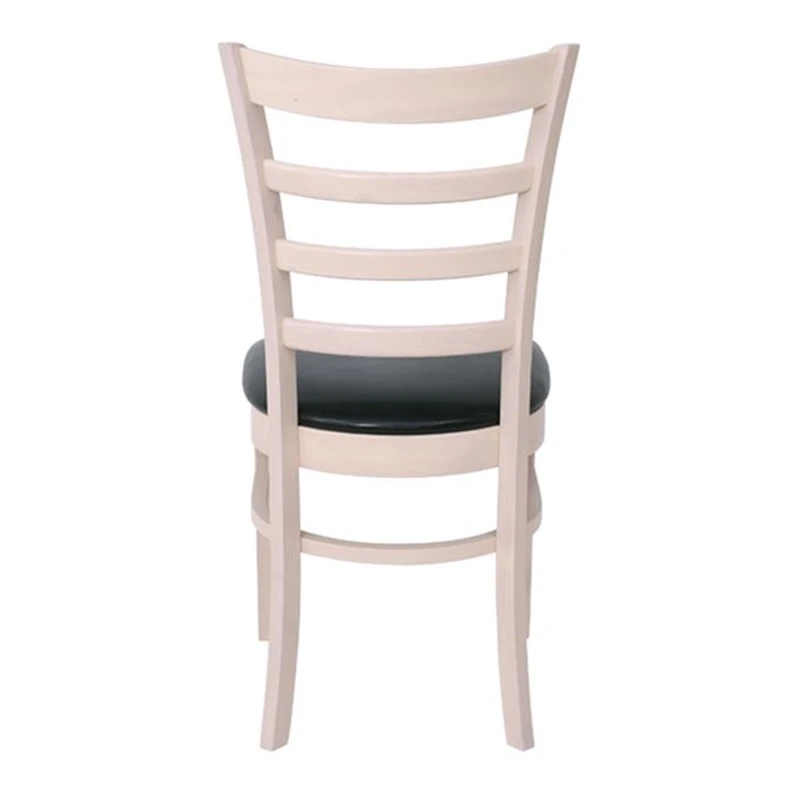 NATURALE Chair White Wash/Pu Black